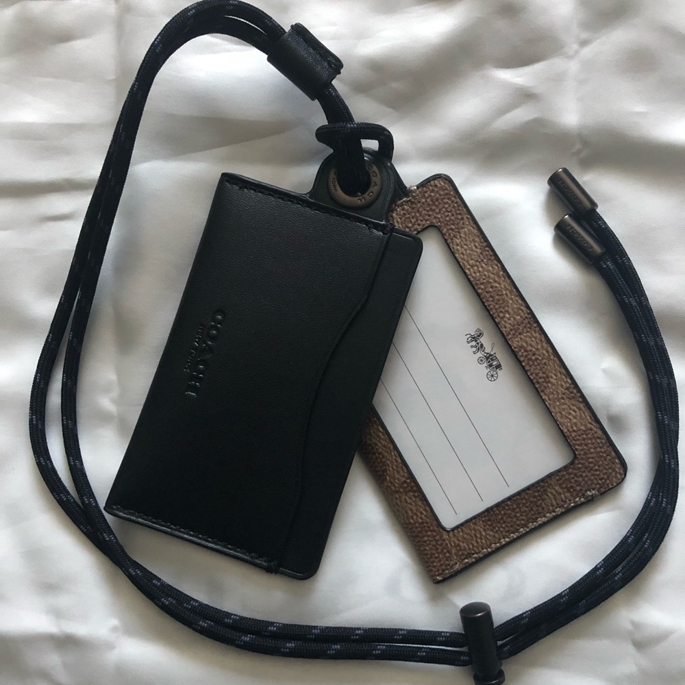 Coach ID Lanyard Card Case